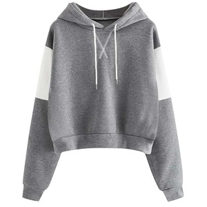 เสื้อฮู้ดลำลองสำหรับผู้หญิงเสื้อฮู้ดผ้าฝ้ายโพลีเอสเตอร์ระบายอากาศได้ดี - Product Image 3