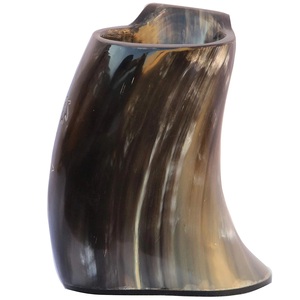 Taza de cuerno de buey de vaca y búfalo Natural hecha a mano, taza vikinga pulida para beber con estilo Animal, Juego de tronos, regalo, jarra de ágata - Product Image 4