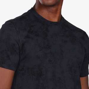 เสื้อยืดผ้าฝ้าย100% สำหรับผู้ชายเสื้อยืดผ้าถักพิมพ์โลโก้ผ้าถักพิมพ์ลายสำหรับผู้ใหญ่ทำจากผ้าซักเป็นกรด - Product Image 2