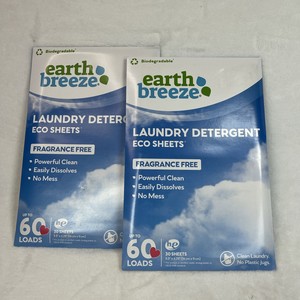 Earth Breeze - Detergente para Ropa Ecológico en Discos y Bolas de 30 Unidades con Aroma Fresco, Tecnología sin Líquido, 15 g, PP, para 60 Lavados - Product Image 2