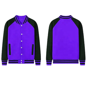 Winter Style for Men and <b>Women</b> Stand Collar Custom Bulk Wholesale Unisex Polyester Varsity <b>Jacket</b> High Quality Casual - Product Image 6