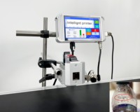 Efficacité du système d'alimentation en encre CIss Lot de codes QR Codeur de numéro de lot Imprimer Texte Logo Imprimante Carton à jet d'encre Tij Machine de codage en ligne