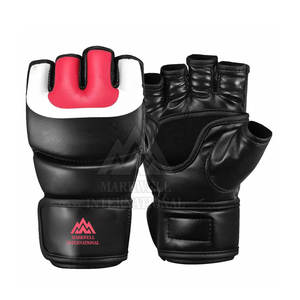 Gants d'entraînement professionnels pour hommes MMA sur mesure et dernière conception gants MMA en cuir Pu meilleurs gants en cuir MMA - Product Image 6
