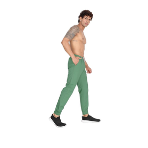 Directo Bangladesh Exportación Calidad Hombres Slim Fit Jogger Pant Color menta sólido Algodón Spandex Primavera Ropa de mujer Uso Stock - Product Image 2