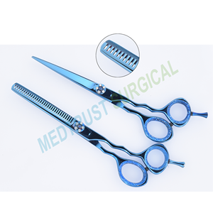 NEPURLSON Ciseaux chirurgicaux manuels en acier inoxydable de couleur personnalisée de 6 pouces pour la coupe de cheveux de coiffure de qualité médicale réutilisables - Product Image 2