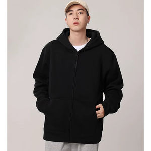 Hot 500 GSM Thick Cotton <b>Sherpa</b> Hip Hop Streetwear <b>Hoodie</b> Heavy Weight New Solid Autumn Winter Casual Custom Unisex <b>Hoodies</b> - Product Image 2