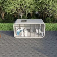 Cabine Modulaire Préfabriquée Portable de Luxe Moderne pour Bureau, Hôtel, Complexe Hôtelier, Auberge, Airbnb, Maison Apple