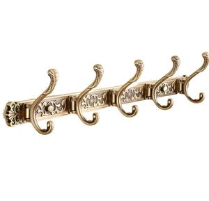 Shiny Brass Metal <b>Hook</b> Hanger Gold Plated <b>Bathroom</b> Clothes Display <b>Towel</b> Coat <b>Hook</b> Metal Wall Shower <b>Hook</b> for Hanging Wall Mount - Product Image 1