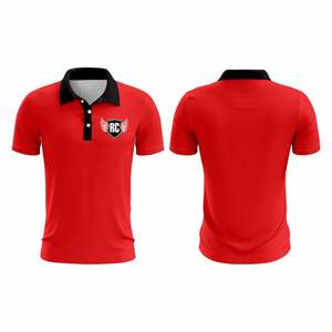 Usine directe en gros personnalisé all-Over Sublimation impression Golf pour hommes pour Polo 100% Polyester Spandex Jersey - Product Image 1