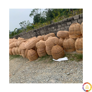 Lampe en rotin Lampe suspendue en osier de bambou faite à la main pour la décoration de la maison Fournisseur d'éclairage écologique du Vietnam - Product Image 6