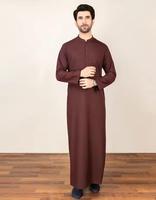 Meilleures ventes : Thobe islamique pour homme, style décontracté, respirant, grande taille, manches longues, pour l'automne, style arabe Jubba, avec fermeture éclair, en polyester, coupe ample, col en V
