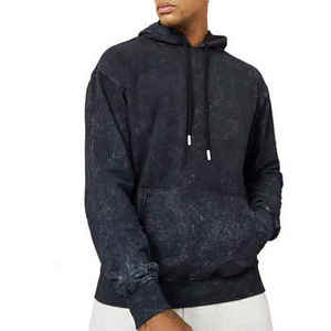 Sudadera con capucha lavada con ácido de gran tamaño personalizada de alta calidad para hombres Streetwear inspirado Drop Shoulder Pullover Vintage Hoodies - Product Image 5