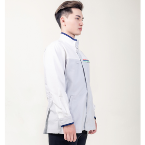 Vêtements de travail anti-poussière vérifiés par la FMF Uniformes pour travailleurs de la construction Salopette Style OEM ODM Vêtements pour travailleurs d'usine - Product Image 3