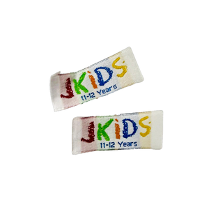 Étiquette tissée en satin personnalisée pour l'identité de marque, les étiquettes d'encolure et la décoration élégante sur les vêtements de cérémonie et les vêtements de mariée - Product Image 2