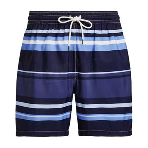 Pantalones cortos de golf de ajuste cómodo OEM al por mayor, 100% algodón, 4 vías, elásticos, logotipo personalizado, estampado de patrón que absorbe la humedad - Product Image 4