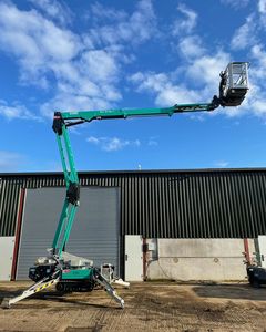 New Design Mobile Small Boom Lift Curved Arm Cherry Picker New Electric Self-Propelled Articulated Steel Towable Pump <b>Engine</b> - Product Image 4