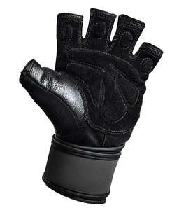Genuine Leather Weight Lifting Training Exercise <b>Fitness</b> <b>Glove</b> with Attached Wrist Strap Workout <b>Gloves</b> Gym <b>Gloves</b> - Product Image 5