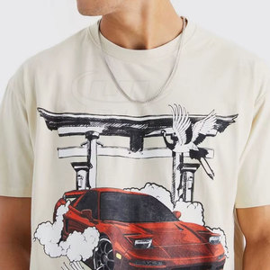 Camiseta Extra Grande para Hombre, Manga Corta, 100% Algodón, Informal, Transpirable, de Secado Rápido, Alta Calidad, Nueva Llegada - Product Image 3