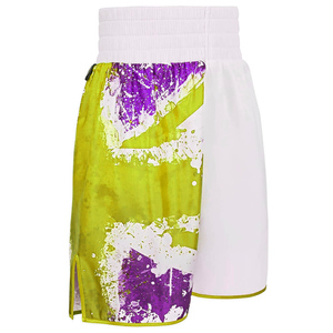 Pantalones cortos de boxeo para hombre de secado rápido de estilo personalizado 2024, venta al por mayor de fábrica, ropa de lucha sublimada, cintura elástica, lona de poliéster 100% - Product Image 2