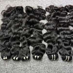 ผมดิบต่อ100% มนุษย์ผมบริสุทธิ์จากกัมพูชาสำหรับ100% - Product Image 4