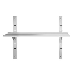 Estante de Pared Comercial de Acero Inoxidable PREMIUM - 1200x400mm - 2 Niveles - Product Image 4