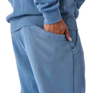 Ropa de invierno hecha en Pakistán, chándal lavado y desteñido al sol, ropa de moda, chándal lavado y desteñido al sol de Color sólido - Product Image 6