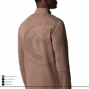 Sudadera de Invierno de Alta Calidad con Media Cremallera y Logotipo Personalizado Bordado al por Mayor, Unisex, OEM - Product Image 6