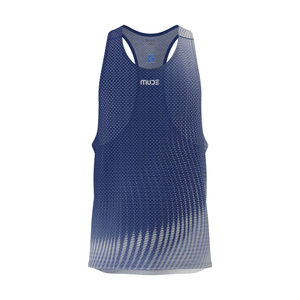 เสื้อกล้ามผู้ชายแบบ Racerback สีฟ้ารุ่งอรุณ โพลีเอสเตอร์ 100% พิมพ์ลายดิจิตอลด้วยเทคนิค Sublimation Transfer - Product Image 4