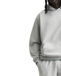 <b>Mens</b> Heather <b>Grey</b> Fleece Hoodie And Relaxed Fit Jogger Tracksuit Set Winter Casual Pullover Hooded <b>Sweatshirt</b> Pants Streetwear - Product Image 3