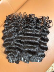 วิกต่อผมมนุษย์ผมธรรมชาติสีดำเงางามเป็นลอนไม่พันกันไม่พันกัน100% - Product Image 2