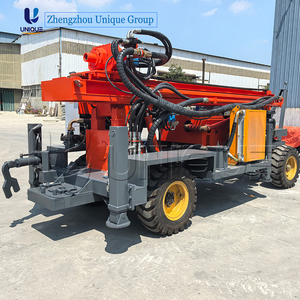 Machine de forage de puits d'eau de moteur diesel de roue de 400m plate-forme de forage de mine prix usine - Product Image 5