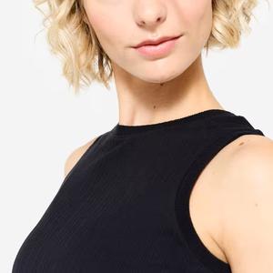 Débardeur Athlétique pour Femmes Sans Manches Entraînement de Gym Tenue de Sport Activewear Débardeur Basique Sans Manches d'Été avec Impression de Logo Personnalisé - Product Image 3