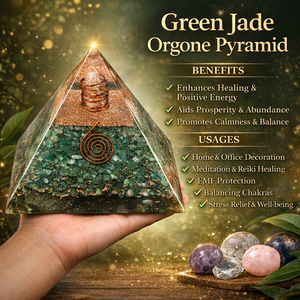 Pirámide de Orgón de Jade Verde Natural de Gran Tamaño, Cristal de Piedra Preciosa para Sanación Energética, Vastu, Feng Shui, Meditación en el Hogar, Pulido y Duradero - Product Image 6