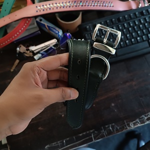 Collar de mascota Crystalize acolchado suave de calidad superior Diseño de lujo Collar de perro con herramientas Cinturón de perro de cuero a precio al por mayor Halsbands - Product Image 4