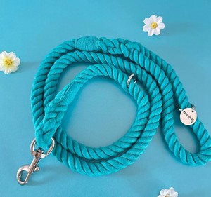 สายจูงสุนัขจูงเดินเชือกสีฟ้า Bondi ผ้าฝ้ายทนทานและแข็งแรง - Product Image 1