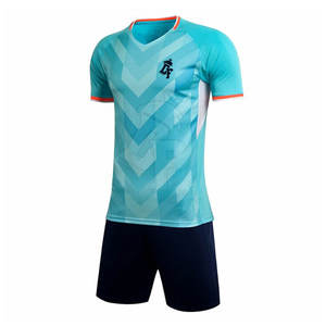 ชุดฟุตบอลแบบระเหิดสไตล์โมเดิร์นที่เป็นเอกลักษณ์โดยใช้ผ้าน้ำหนักเบาและวัสดุโพลีเอสเตอร์100% - Product Image 1