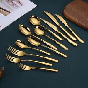 Ensemble de couteaux, fourchettes et cuillères en acier inoxydable de qualité supérieure, résistant à la rouille, pour restaurants ou cafés, disponible à bon prix - Product Image 3