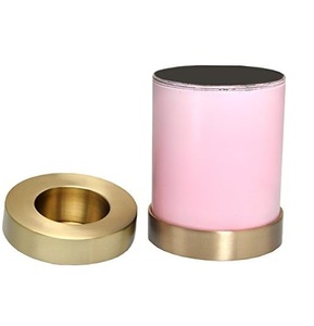 Baby <b>Pink</b> Tealight Cremation Keepsake Urn For Infant Ashes Decorative Funeral Miniature <b>Candle</b> Urn Small Child Memorial Urns - Product Image 2