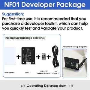 DX-NF01-SET ICカードリーダー/エレベーターアクセスコントロールM1カード読み取りおよび書き込みコピー、互換性のある<span class=keywords><strong>pi</strong></span> PN532 NFCRFIDモジュールボード - Product Image 2