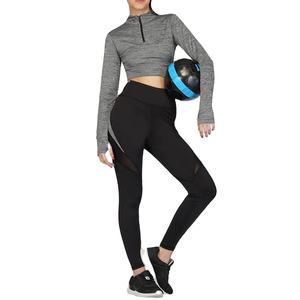 Popular venta de otoño terciopelo Casual 2 piezas conjunto Zip Up recortado Sudadera con capucha y pantalón Jogger mujeres chándal mono mujeres - Product Image 1