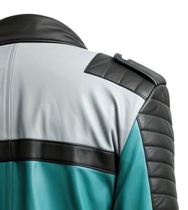 High End Cowhide Leather <b>Jacket</b> Adult Size Office Wear Soft Stretch Leather Non Corrected Natural Grain - Product Image 5