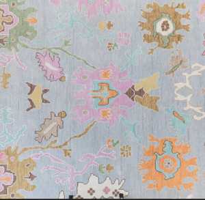 Alfombra anudada a mano de diseño moderno hecha a mano patrón Turco y Persa hermoso color vibrante personalizar tamaño disponible - Product Image 3