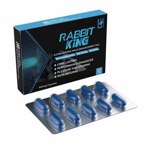 Cápsulas Rabbit King Extra Fuertes para el Rendimiento Masculino 500mg 10 Unidades-Tomar 45 Minutos Antes del Sexo - Product Image 5