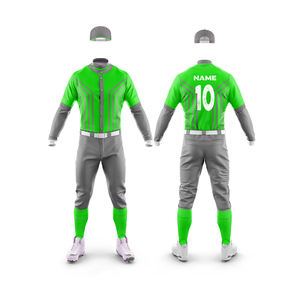 Uniformes de béisbol y softbol de sublimación de escuela secundaria personalizados al por mayor del fabricante, uniformes de béisbol para jóvenes, servicio OEM para adultos - Product Image 2