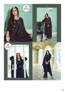 Trajes Shalwar Kameez Indios y Pakistaníes para Mujer, Kurti Elegante para Uso Diario y Fiestas, Cómodo, Tradicional, de Secado Rápido y Elástico - Product Image 4
