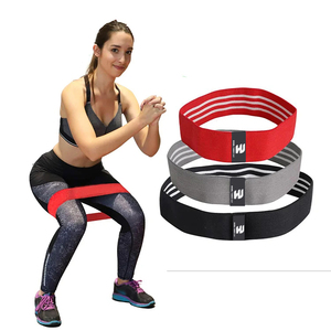 สายรัดผ้าฝ้ายสำหรับโยคะออกกำลังสายรัดสะโพกแบบวงพั้นเอวใส่ออกกำลังกายเล่นฟิตเนส - Product Image 1