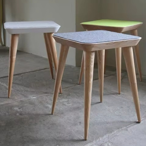 <b>Decorative</b> Wooden Stool Perfect For Living Rooms And <b>Bedrooms</b> Acting As Both Furniture And <b>Aesthetic</b> <b>Decorative</b> Accent - Product Image 1