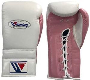 Guantes de Boxeo Personalizados con Diseño OEM, Color Rosa y Blanco, con Cordones, 10oz 16oz, de Cuero, Impermeables, para Entrenamiento de MMA y Kickboxing - Product Image 6
