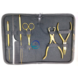 Kit d'outils d'extension de cheveux intense micro perle montage et retrait pinces pour sectionner les outils d'extensions de cheveux - Product Image 1