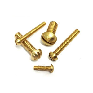 Precio al por mayor, tornillo moleteado de latón personalizado, latón pequeño de proveedor indio - Product Image 4